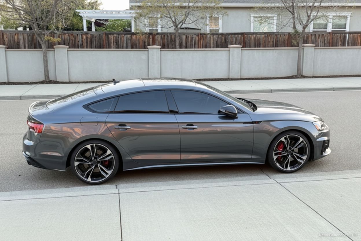 AU12 20x9 5x112 +32 66.6 Black Machined Face