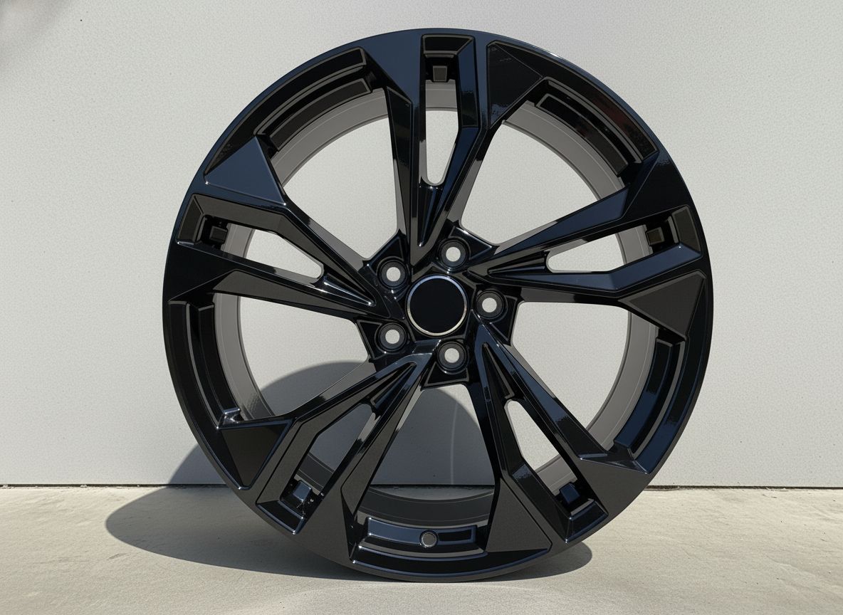 AU12 19x8.5 5x112 +32 66.6 Gloss Black