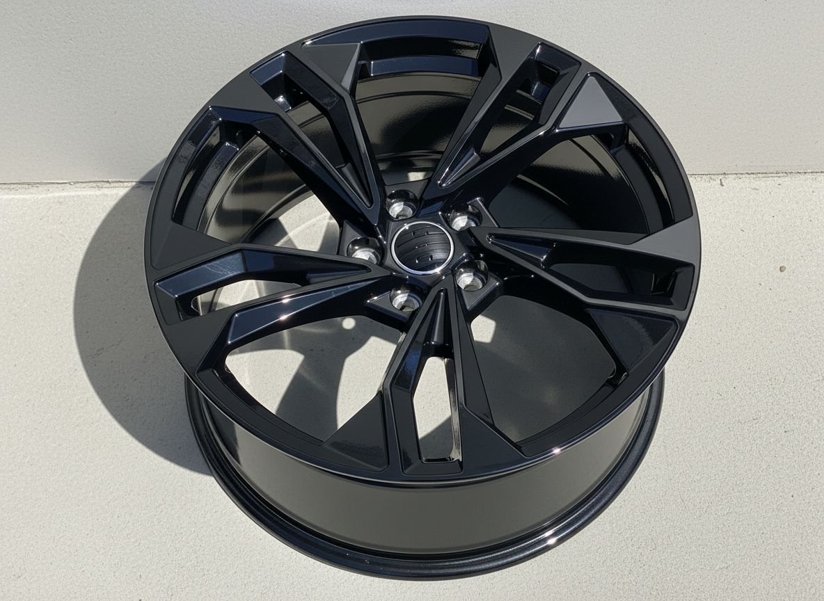 AU12 20x9 5x112 +32 66.6 Gloss Black