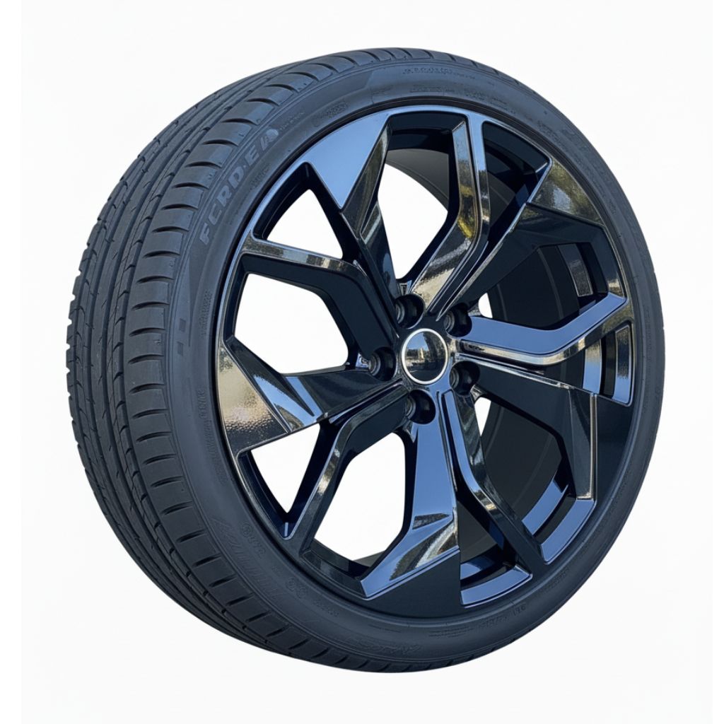 AU13 22x10 5x112 +26 66.6 Gloss Black