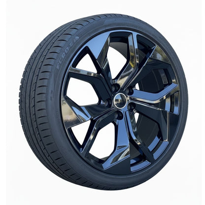 AU13 22x10 5x112 +26 66.6 Gloss Black