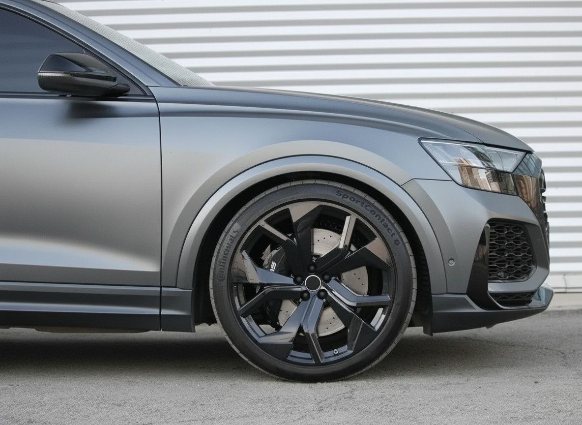 AU13 21x9.5 5x112 +26 66.6 GLOSS BLACK