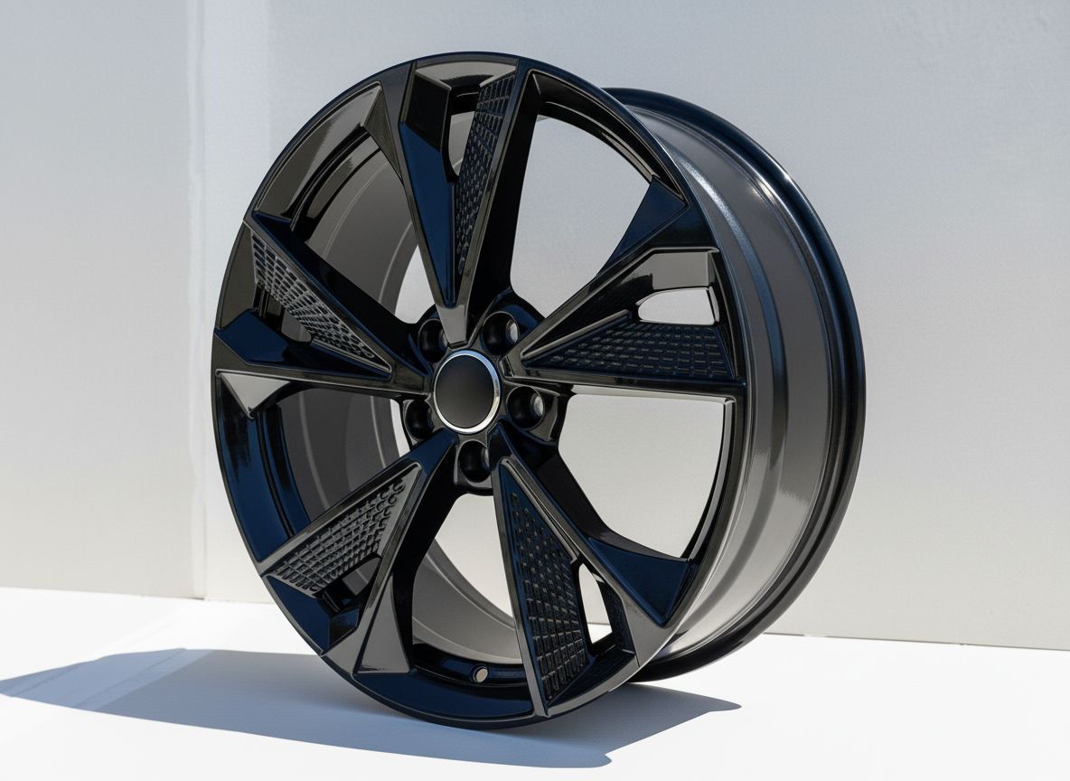 AU14 19x8.5 5x112 +32 66.6 Gloss Black