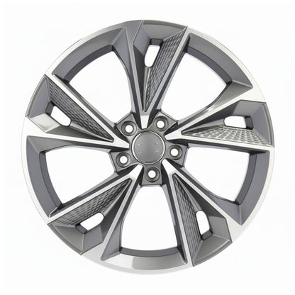 AU14 19x8.5 5x112 +42 66.6 Gunmetal Machined Face