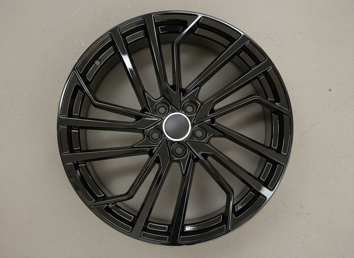 AU15 19x8.5 5x112 +32 66.6 Gloss Black