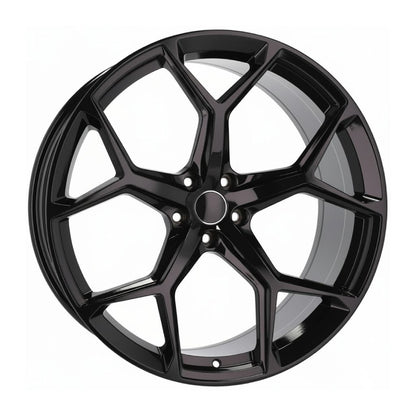 AU16 22x10 5x112 +20 66.6 Gloss Black