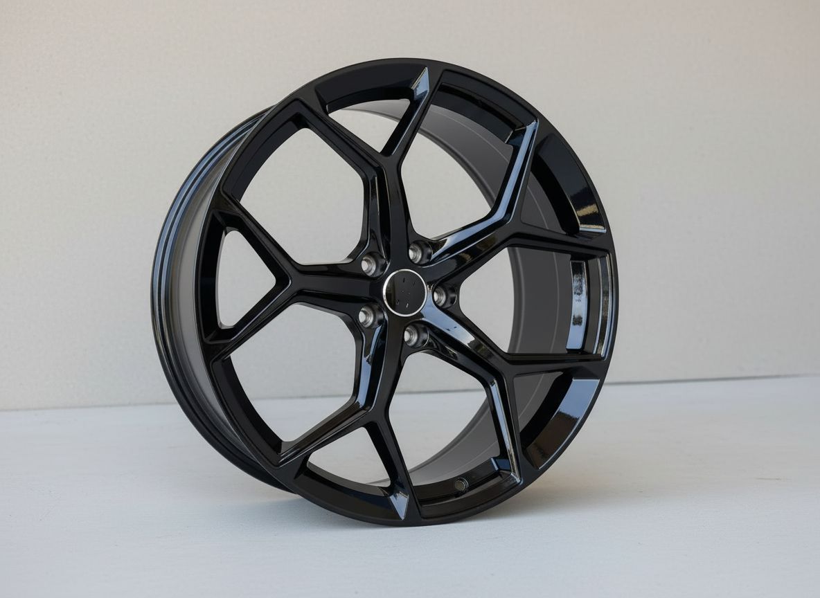 AU16 22x10 5x112 +20 66.6 Gloss Black
