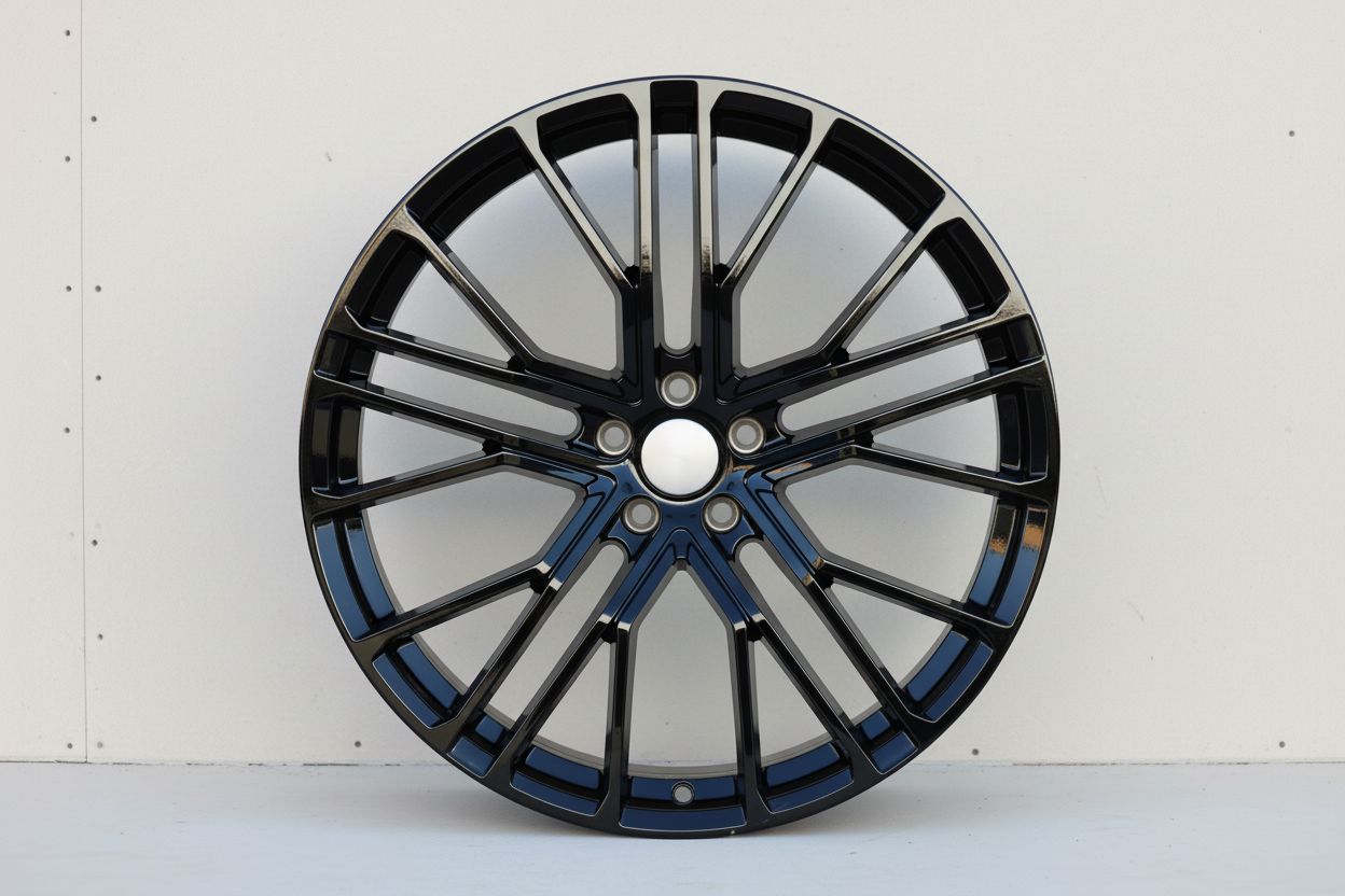 AU17 22x9.5 5x112 +26 66.6 Gloss Black