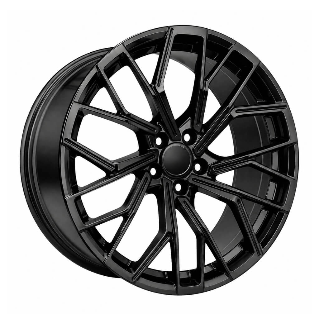 AU18 19x8.5 5x112 +32 66.6 Gloss Black