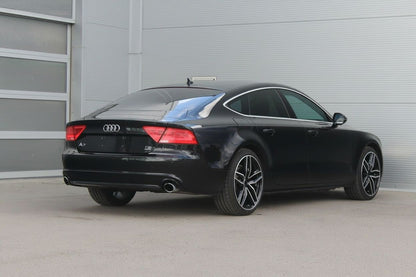 AU3 20X9 5X112 +32 66.6 Black Machined Face