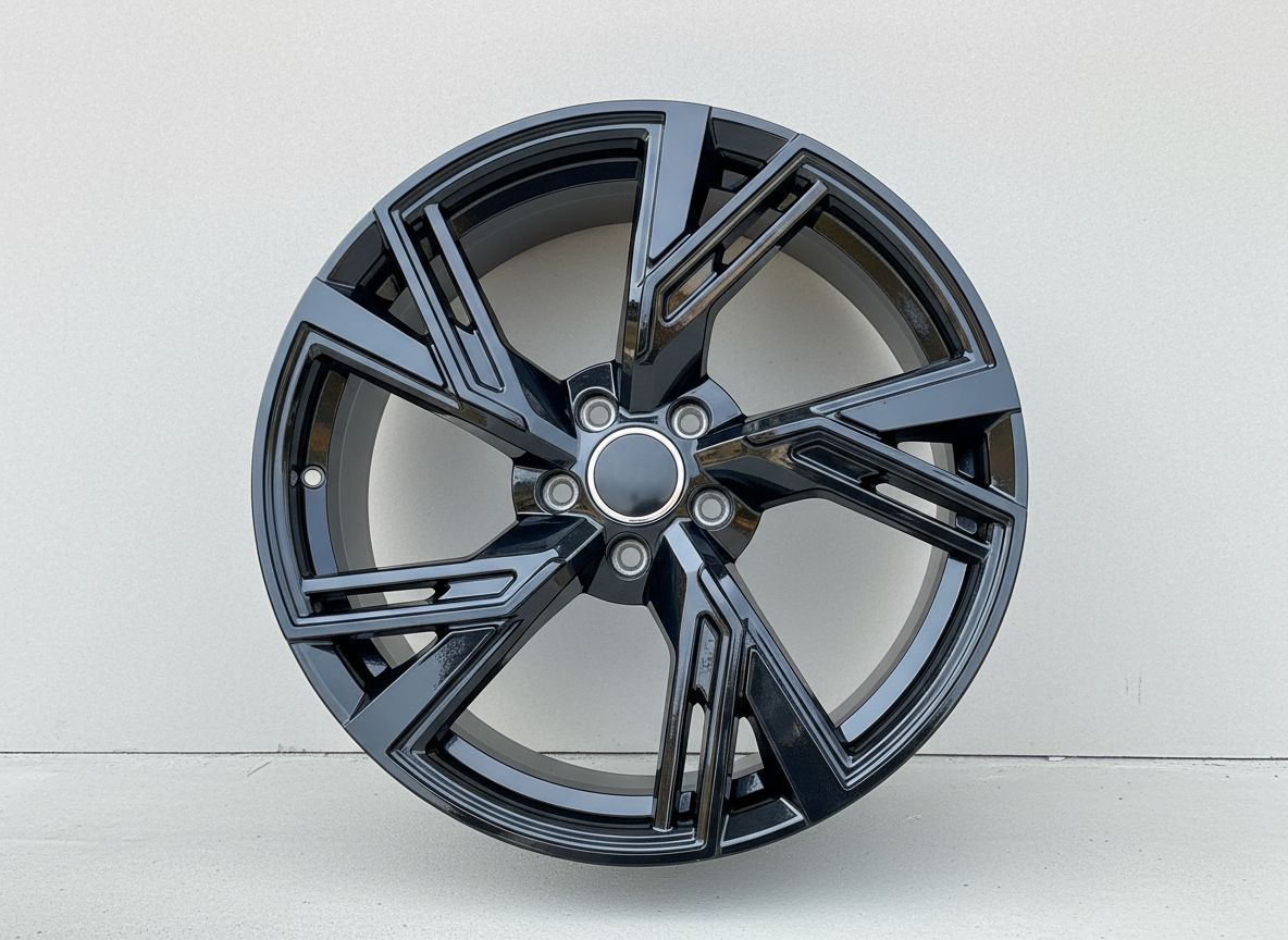 AU9 19x8.5 5x112 +32 66.6 Gloss Black