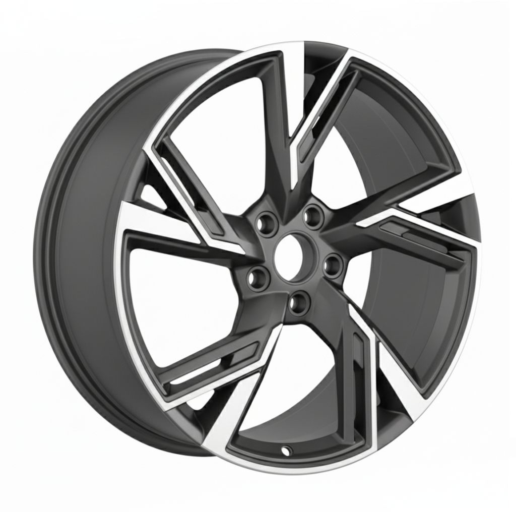 AU9 19x8.5 5x112 +32 66.6 Gunmetal Machined Face