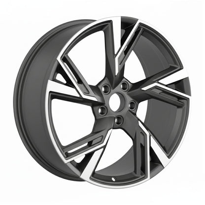 AU9 19x8.5 5x112 +32 66.6 Gunmetal Machined Face