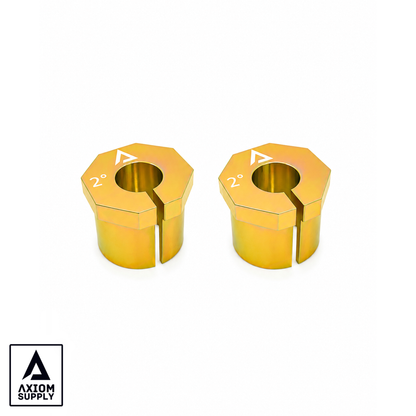 Axiom Supply 2° Caster Shim Set Ford Super Duty F250-F350 4WD 2005-2026