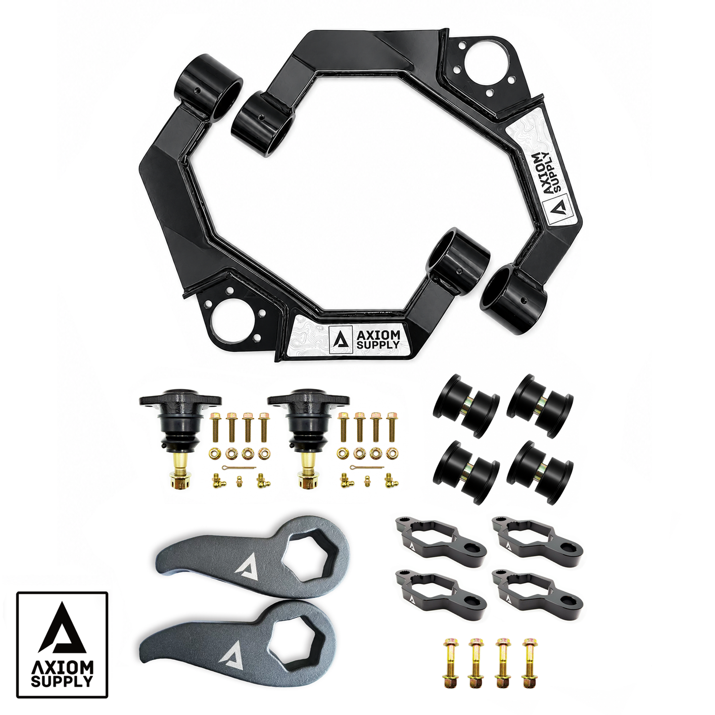 Axiom Supply Stage 2 Leveling System GM HD Truck 2500 / 3500 Silverado / Sierra 2020-2026