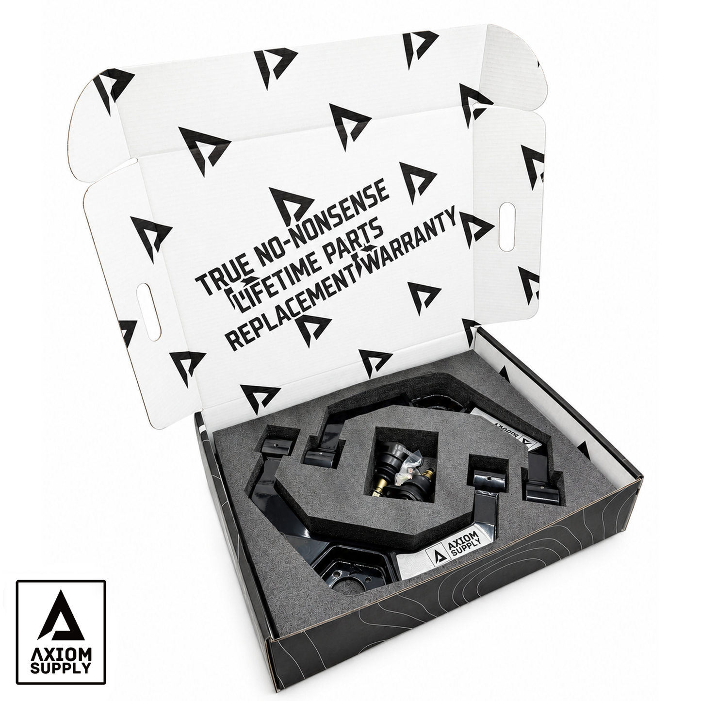 Axiom Supply Stage 3 FOX 2.5" Performance Leveling System GM HD Truck 2500 / 3500 Silverado / Sierra 2011-2019