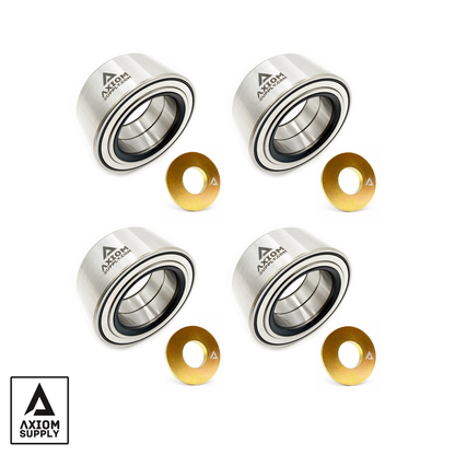 Axiom Supply Polaris Lifetime Warranty Wheel Bearing w/ Axle Washer RZR PRO XP 2020 - 2026 (4-Pack)