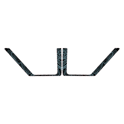 Topo Front Door Net Trim Overlay Kit (Printed Series) - 2021+ Bronco
