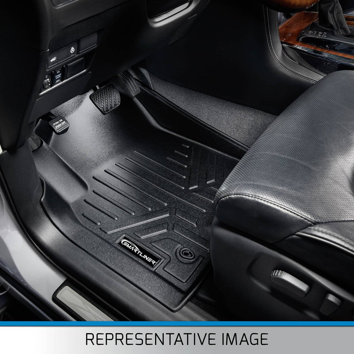 2025-2026 Kia Carnival Floor Liners|Fits 8 passenger/2nd row bench seat models|SMARTLINER