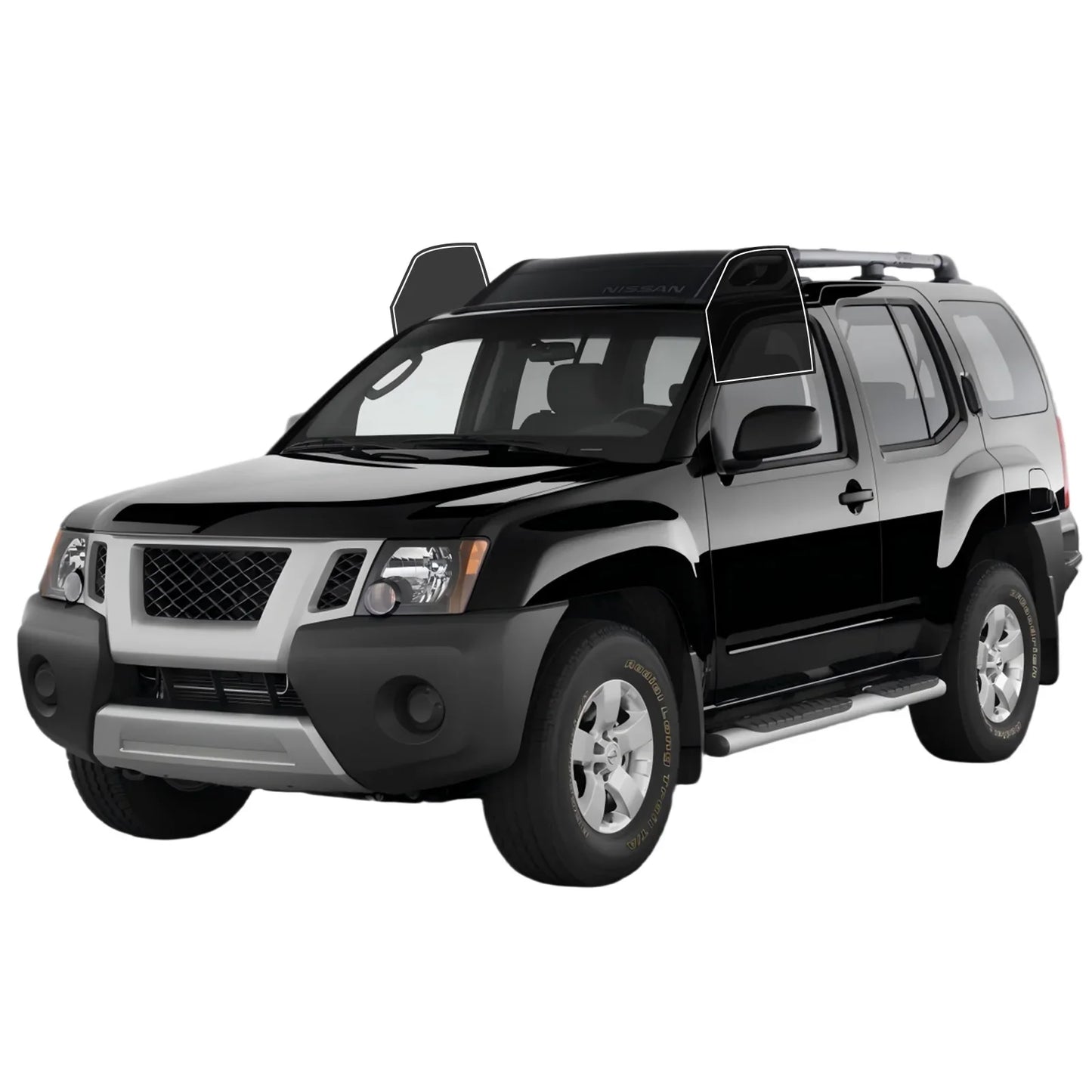 Precut Window Tint Kit for Nissan Xterra (2000–2015) | UV Block & Privacy Film