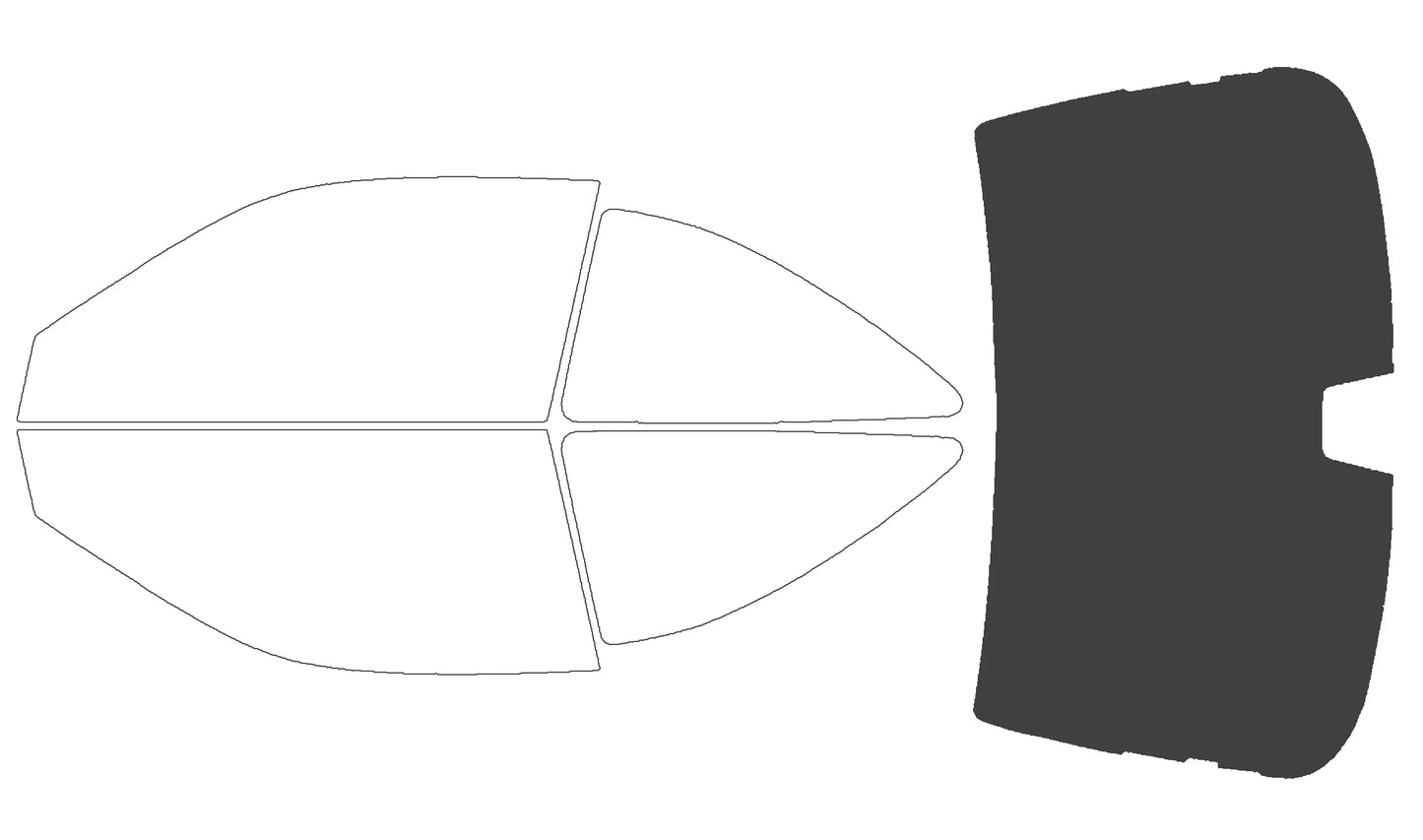 Precut Window Tint Kit for Honda Civic Coupe (2001–2005) | UV Block & Privacy Film