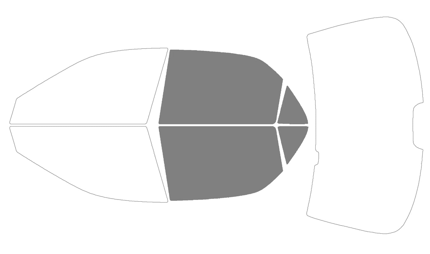 Precut Window Tint Kit for Honda Accord Sedan (2008–2012) | UV Block & Privacy Film