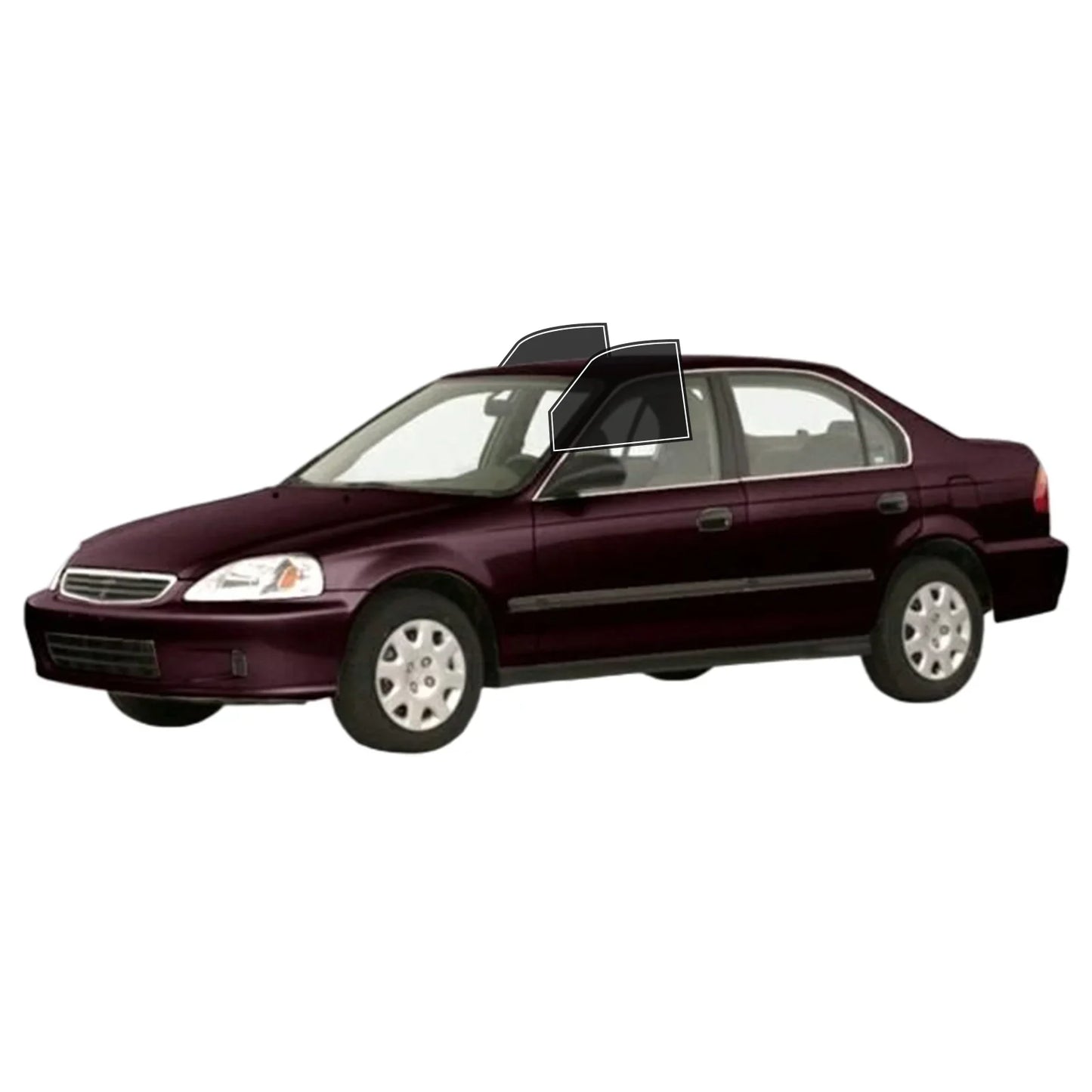 Precut Window Tint Kit for Honda Civic Sedan (1996–2000) | UV Block & Privacy Film