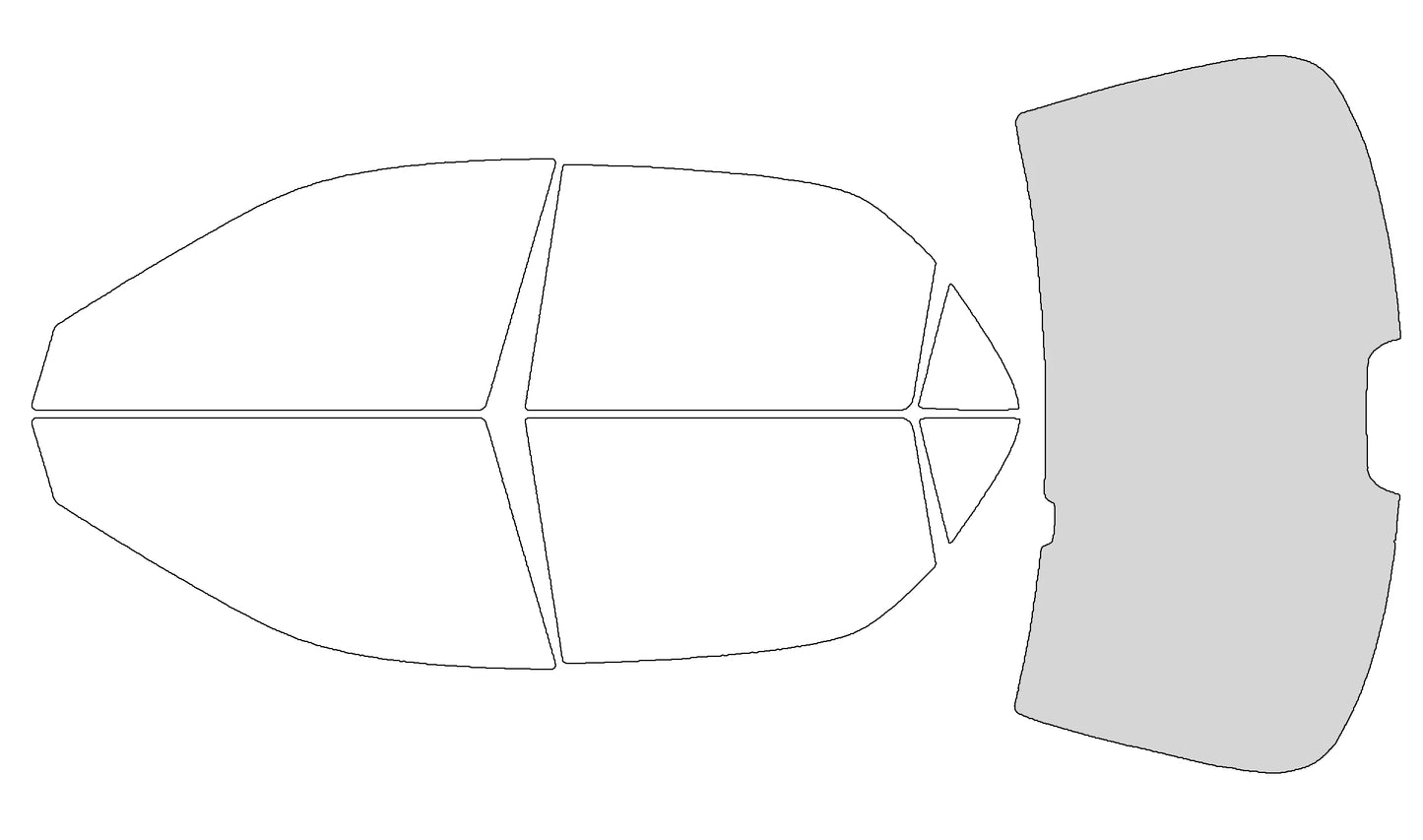 Precut Window Tint Kit for Honda Accord Sedan (2008–2012) | UV Block & Privacy Film