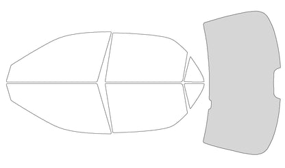Precut Window Tint Kit for Honda Accord Sedan (2008–2012) | UV Block & Privacy Film