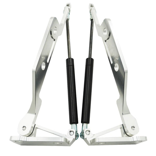 Bull Boost Performance Billet Hydraulic Gas Hood Hinges for Acura Integra DA (1990-1993)