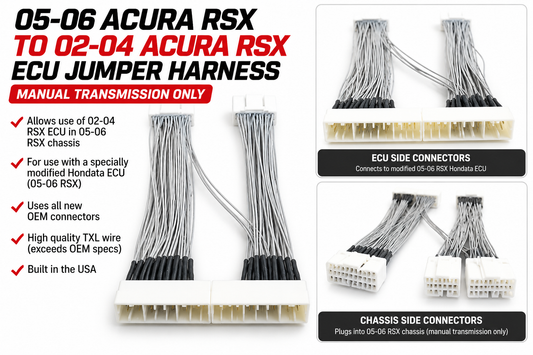 ECU Jumper Harness for 2005-2006 Acura RSX – 02-04 RSX ECU Conversion Manual Transmission