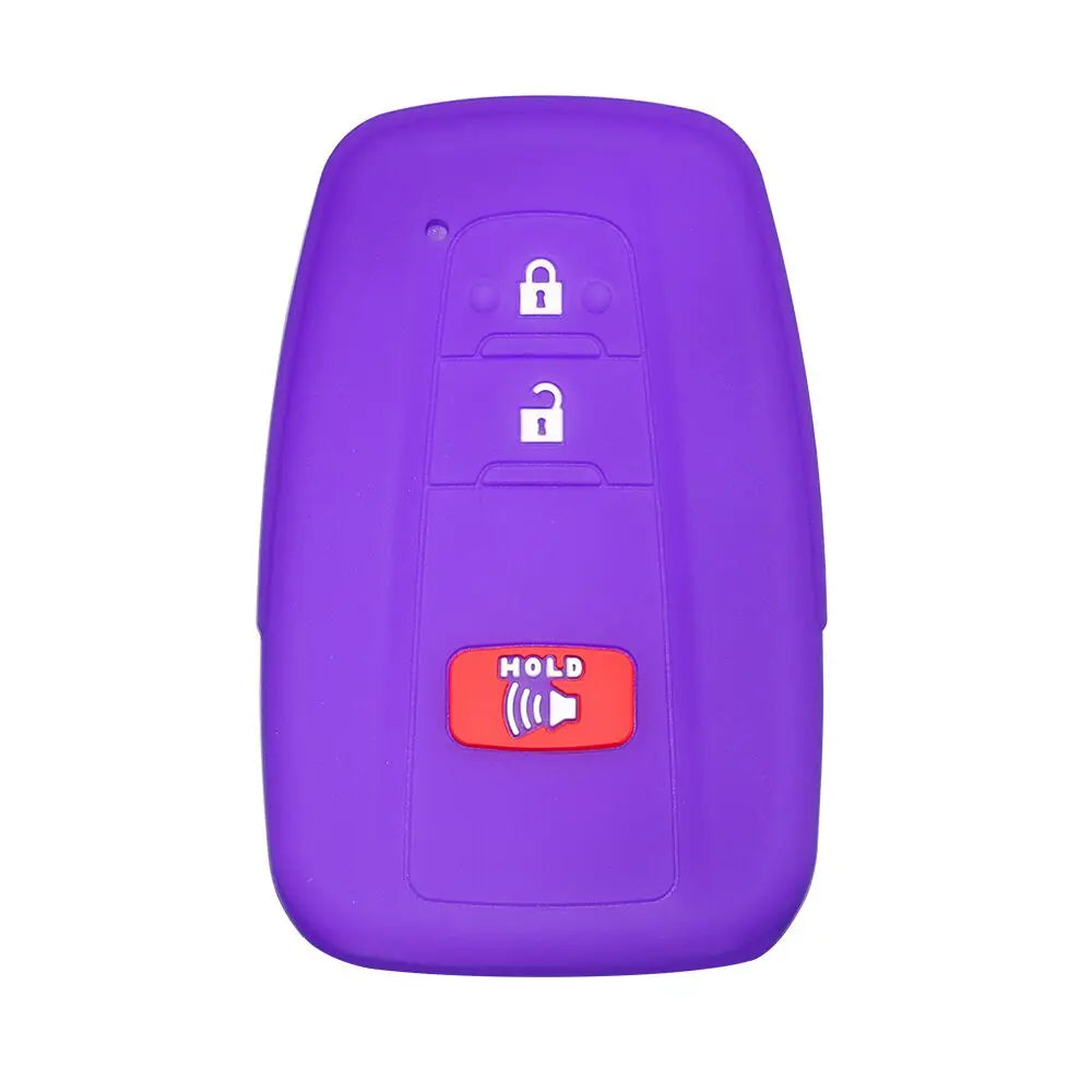 Silicone Key Fob Cover for Toyota Rav4 Corolla Camry Highlander Prius