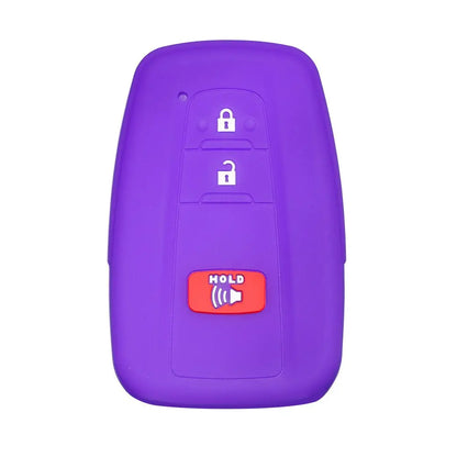Silicone Key Fob Cover for Toyota Rav4 Corolla Camry Highlander Prius