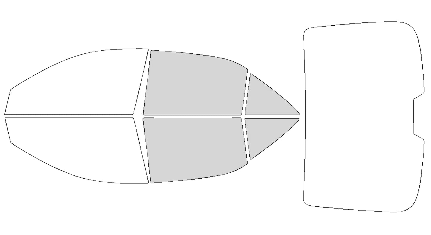 Precut Window Tint Kit for Toyota Corolla (2009–2013) | UV-IR Block & Privacy Film