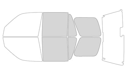 Precut Window Tint Kit for Honda CR-V (1997–2001) | UV Block & Privacy Film