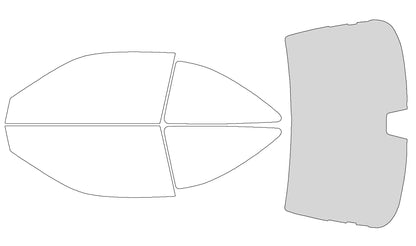 Precut Window Tint Kit for Honda Civic Coupe (2001–2005) | UV Block & Privacy Film