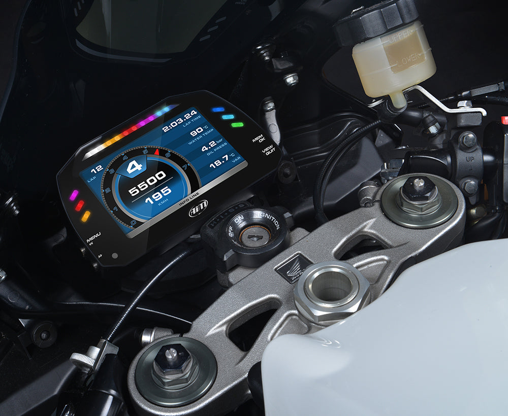 AiM Sports MXS 1.3 Compact Color TFT Dash And Data Logger