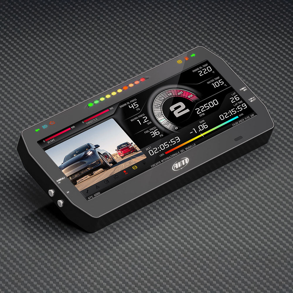 AiM Sports MXT 1.3 10" Color TFT Dash Data Logger