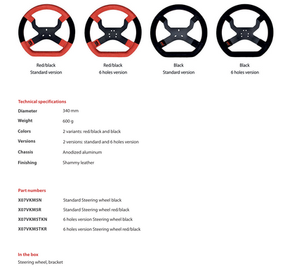 AiM Sports MyChron 5 Karting Steering Wheel