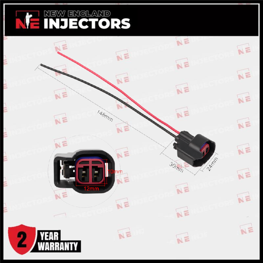 EV6 Fuel Injector Quick Disconnect Pigtails Set 8 USCAR Ford Bosch Siemens Deka