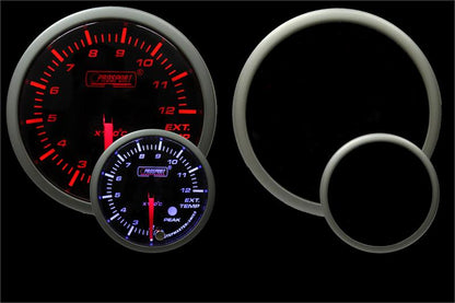 2-1/16" Amber/White Premium Metric EGT Gauge