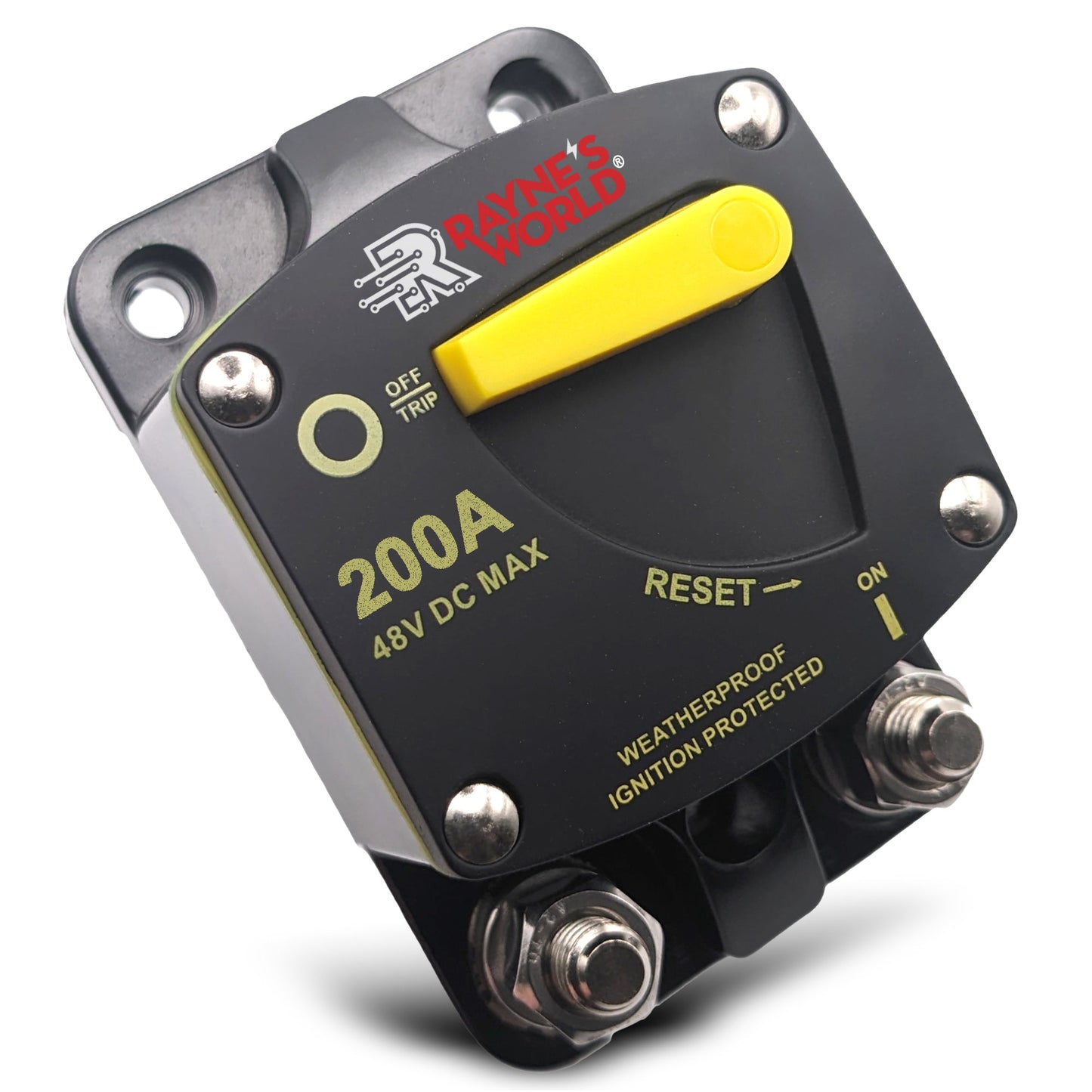 200 Amp Heavy Duty Circuit Breaker Manual Reset 12-48V