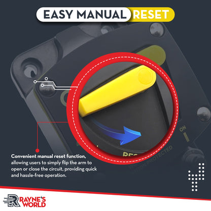 40 Amp Heavy Duty Circuit Breaker Manual Reset 12-48V