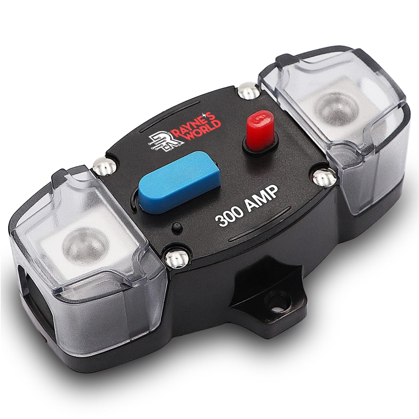 300 Amp Inline Waterproof Circuit Breaker with Dust Covers 12-48V