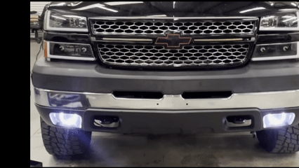 03-07 Chevrolet Silverado DRL Grille Light Bars Original Version with Full Options