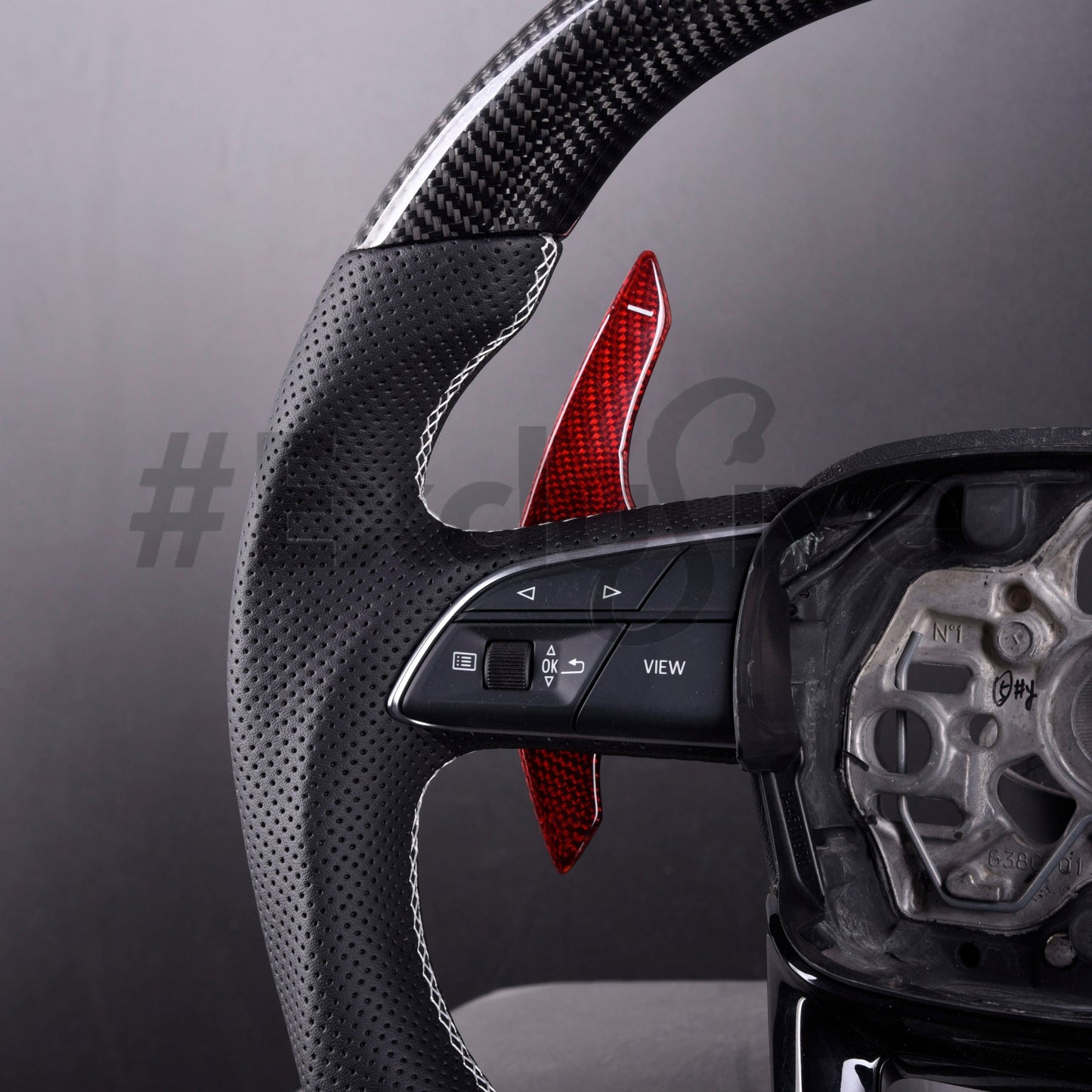 2016-2024  Audi Q3 / Q5 / Q7 / Q8 / SQ5 / SQ7  |   Custom Steering Wheel by Exclusive Steering for