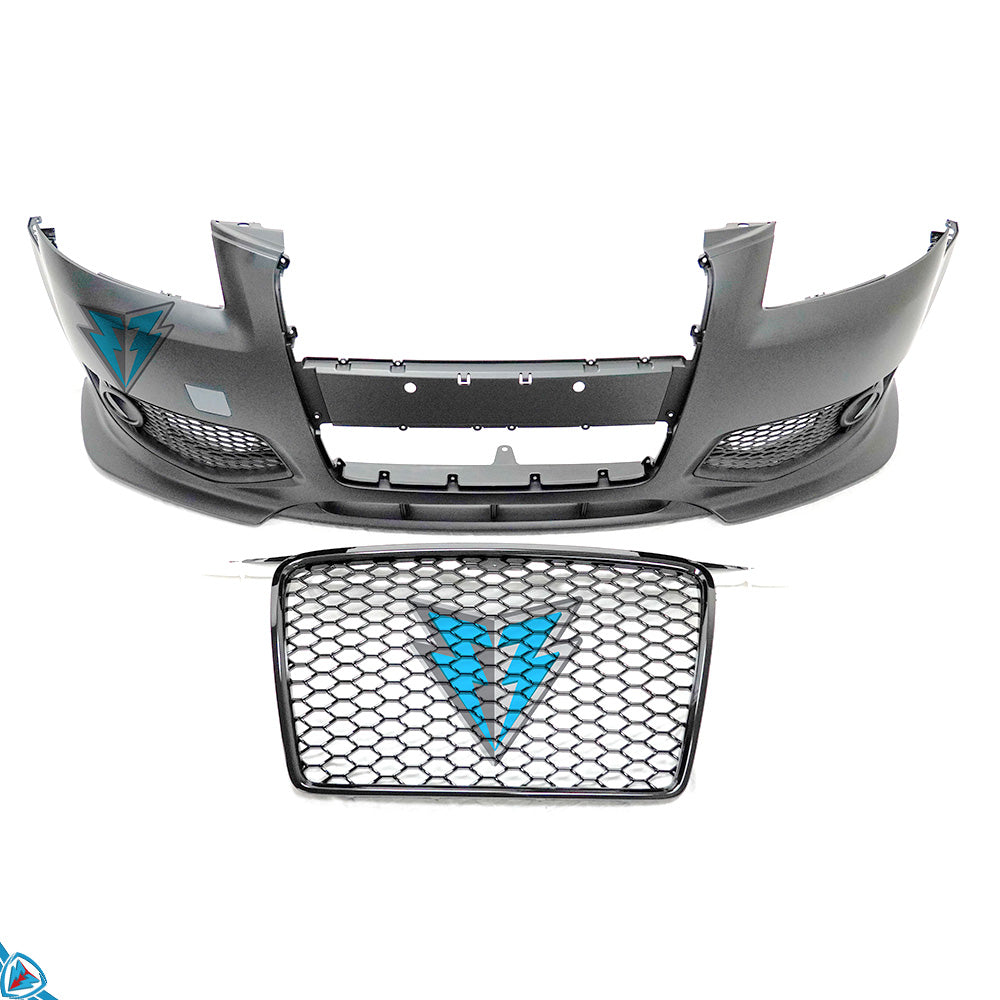 2006-2008 Audi A3 Pre-Facelift (8P) RS3 Style Polypropylene Front Bumper Conversion Kit | E3Tuning
