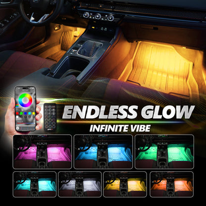 AURA PRO for Civic Hatchback LED Lighting Bundle: OLED Tail lights + Interior + Grille w- Bluetooth APP and Remote Controlled