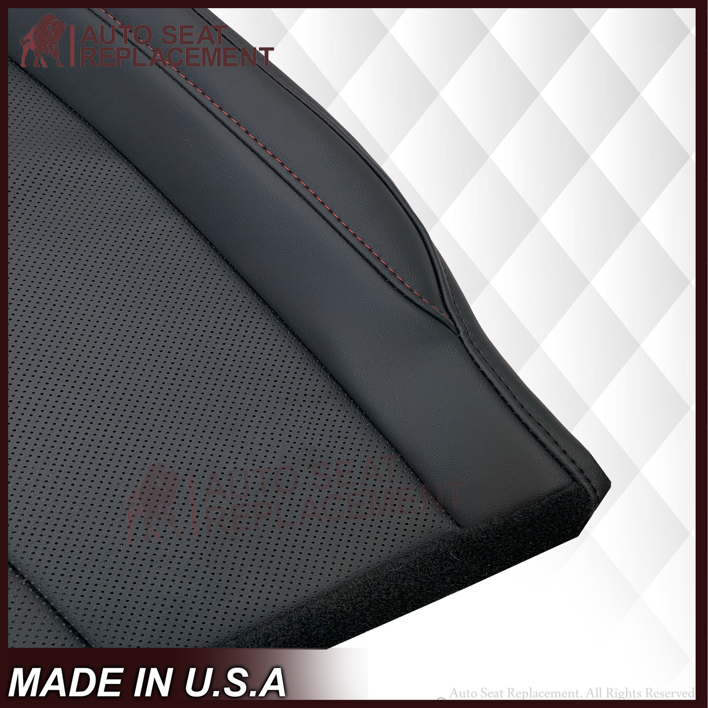 2010-2016 Fits Chevy Equinox LTZ Replacement Seat Cover: Black Perforated