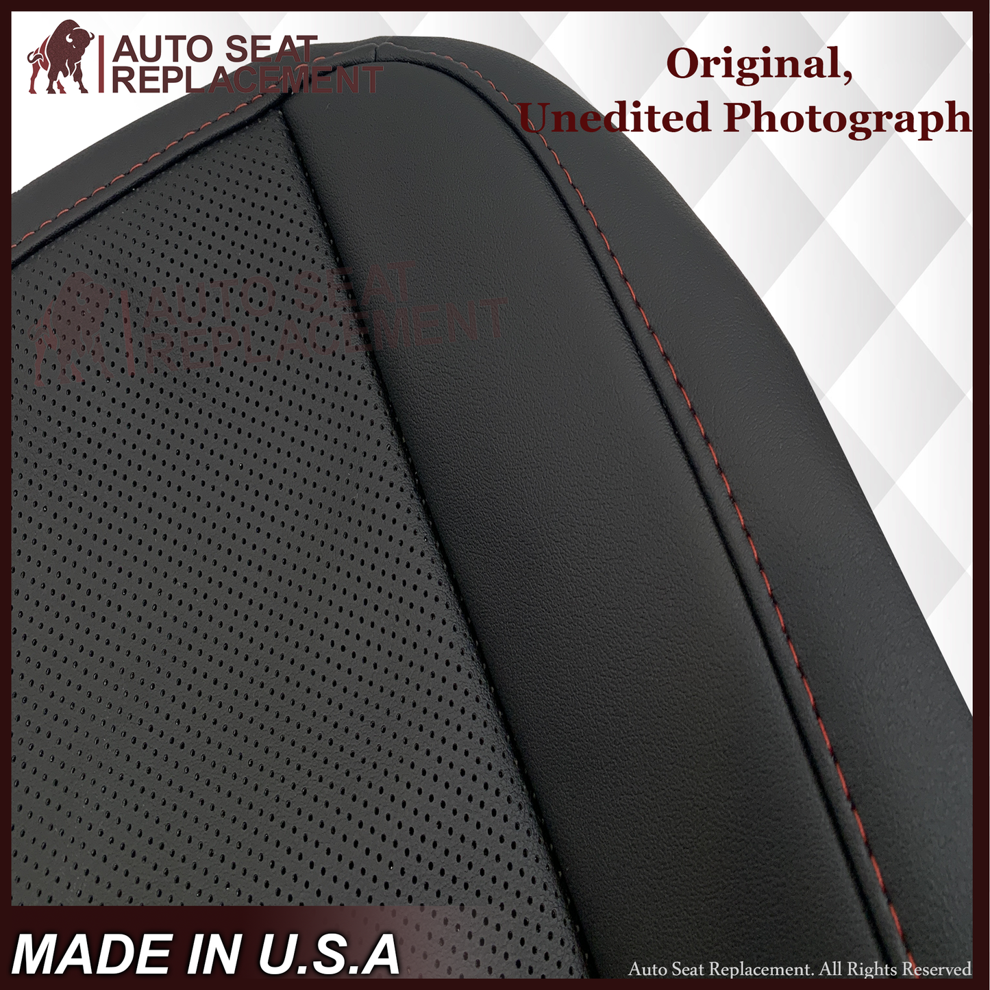 2010-2016 Fits Chevy Equinox LTZ Replacement Seat Cover: Black Perforated